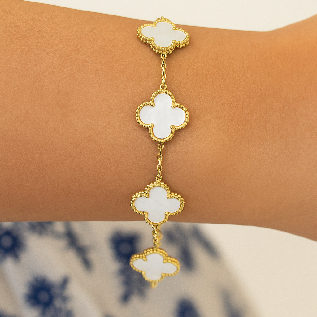 Trèfle Blanc Nacré