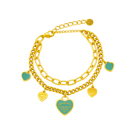 Blue Heart Grace Bracelet
